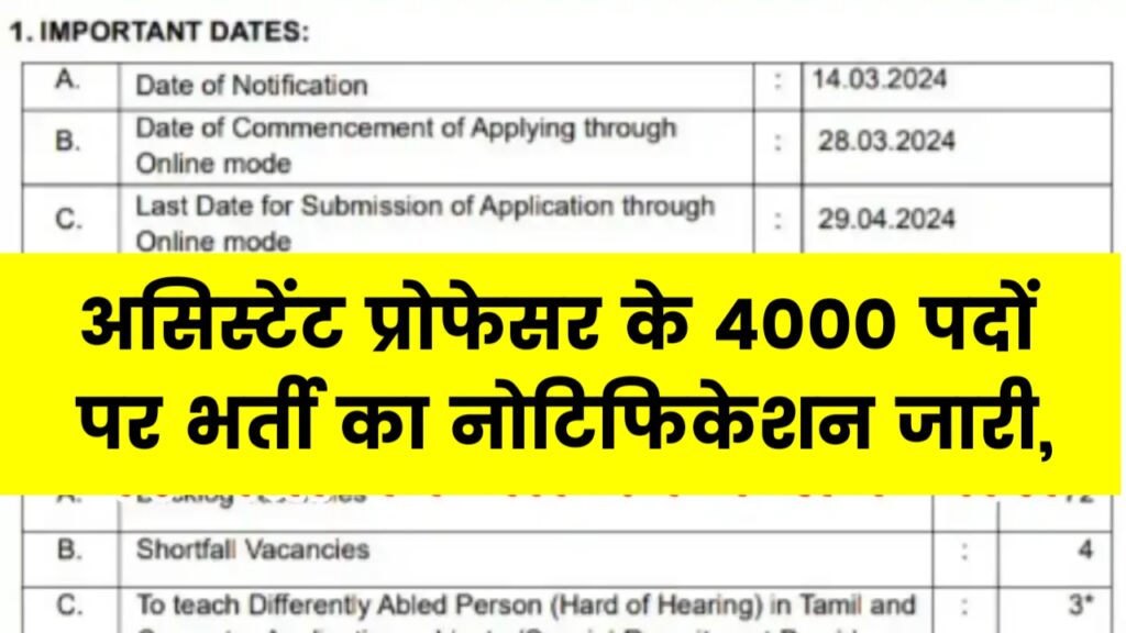 Agriculture Assistant Professor Vacancy