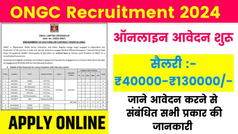 ONGC Limited Consultant Vacancy