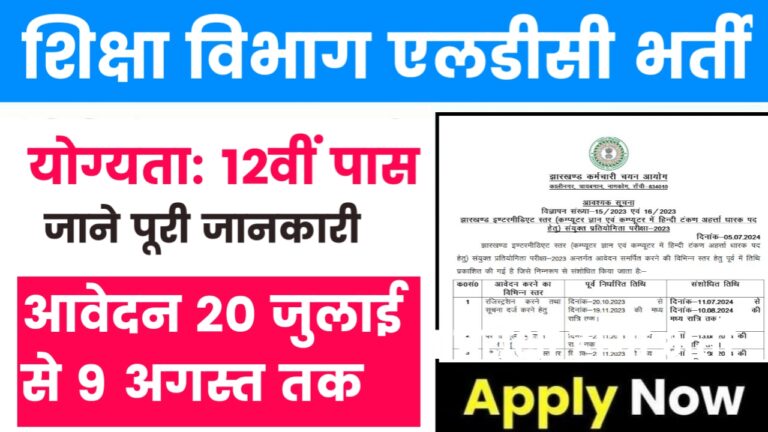 Education Department LDC Vacancy